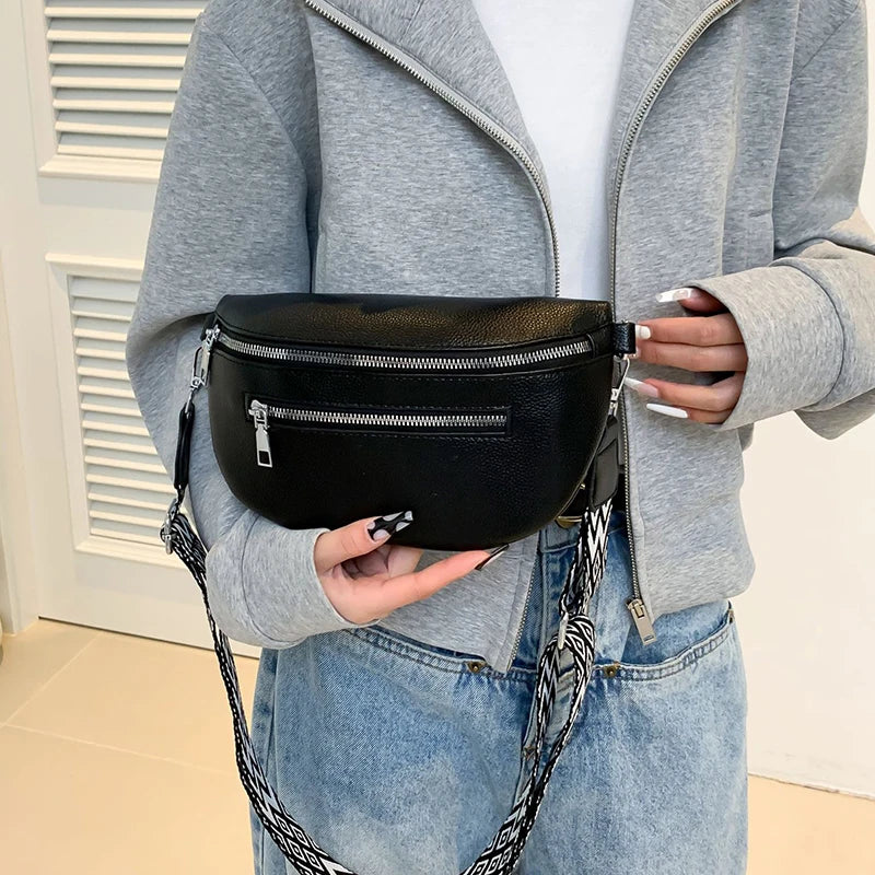 حقيبة كروس بودي وخصر للجنسين - أنيقة ومتعددة الاستخدامات