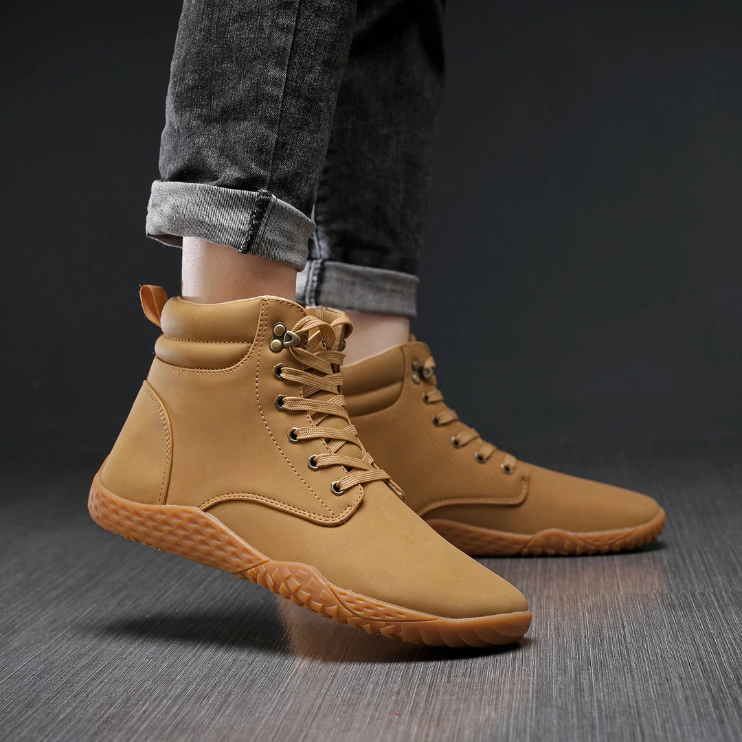 Men’s Wide Barefoot Shoes – Minimalist Outdoor Trail Running & Walking, Water-Resistant Non-Slip