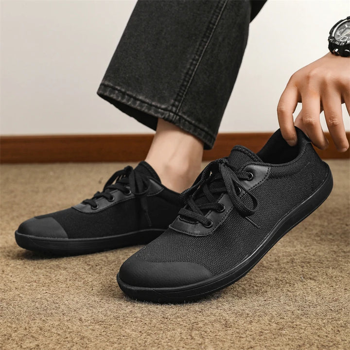 New Minimalist Shoes for Men Wide Toe Barefoot Zero Drop Shoes Casual Breathable Mesh Lightweight Walking Sneakers Man