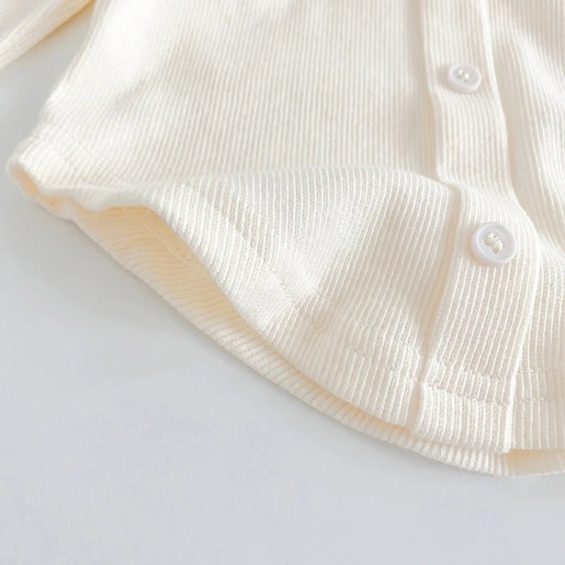 Children T-Shirts Slim Top Solid Color Fashion Breasted T-shirt Long Sleeve Girls Play Undershirt Kids Clothes for Girls