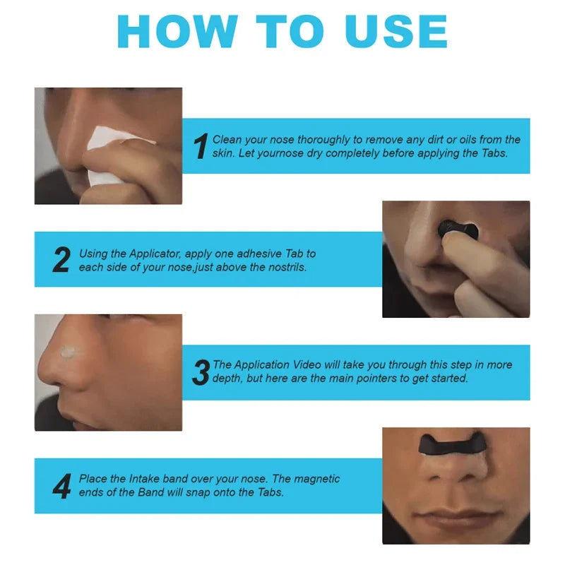 AirFlow™ Magnetisches Nasenclip-Set