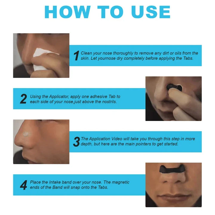 AirFlow™ Magnetisches Nasenclip-Set