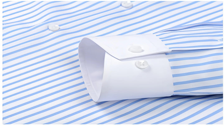 Summer Best-selling Men's Long-sleeve Button-down Shirt, No Ironing and Anti-Crease Properties Suitable for Daily Casual Wear