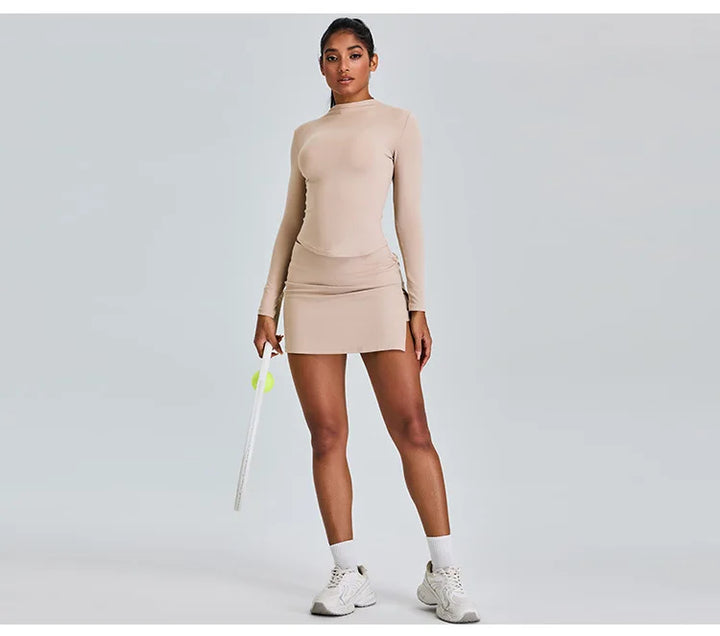 Yoga Shirts For Women Long Sleeve Fitness Long Sleeve Running Gym Clothes Workout Dry Fit Breathable High Elastic Sports Top