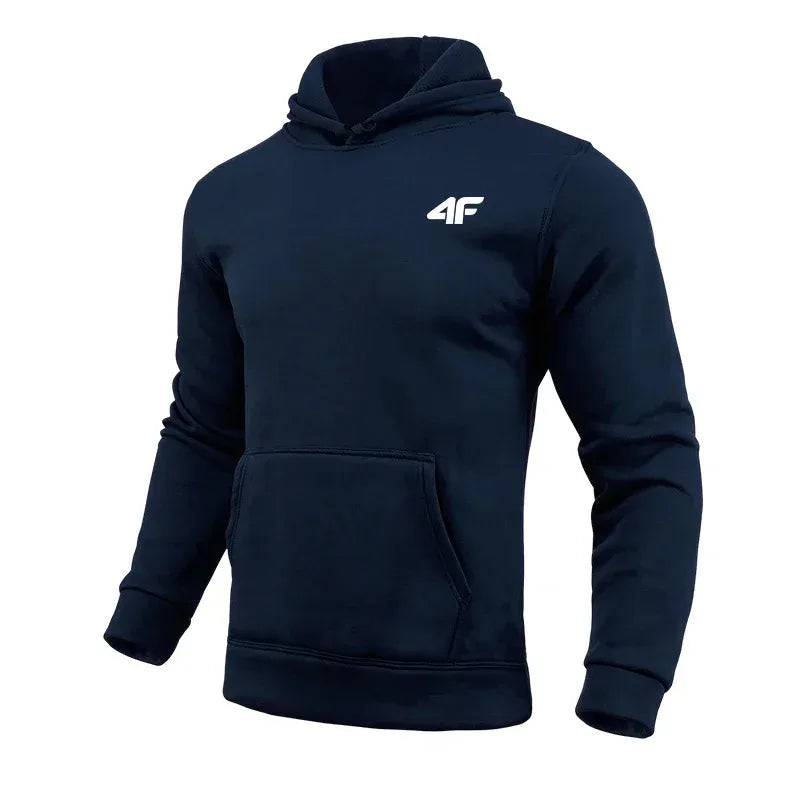 Men’s All-Season Hooded Sweatshirt – Casual, Outdoor & Gym Jacket