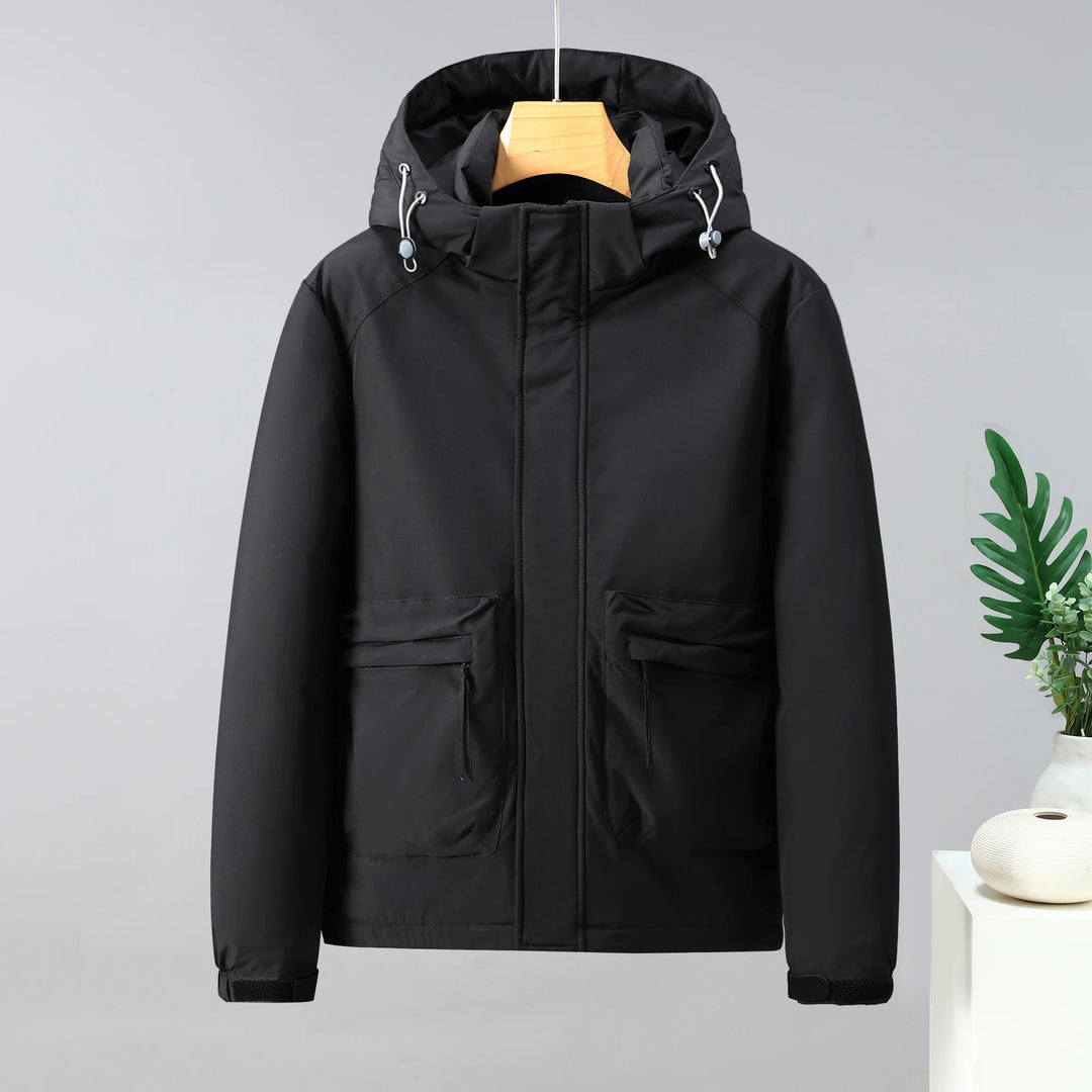 Men’s Outdoor Cycling Fleece Jacket – Lightweight Warm Workwear Coat for Teens