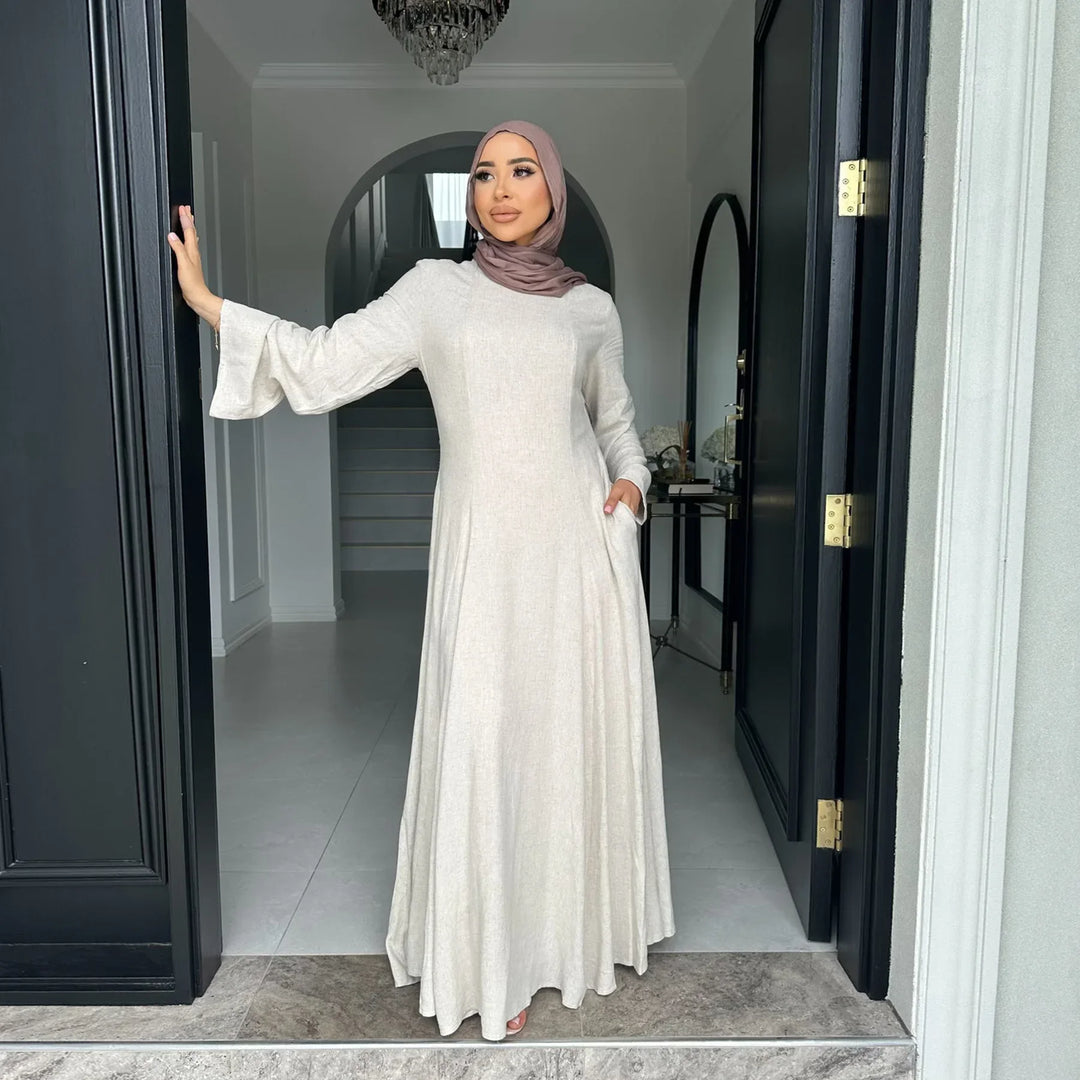 Ramadan Modest Abaya Dubai Islamic Muslim Kaftan Dress Prayer Clothes Women Vestidos Para Mujer Robe Caftan Marocain Femme