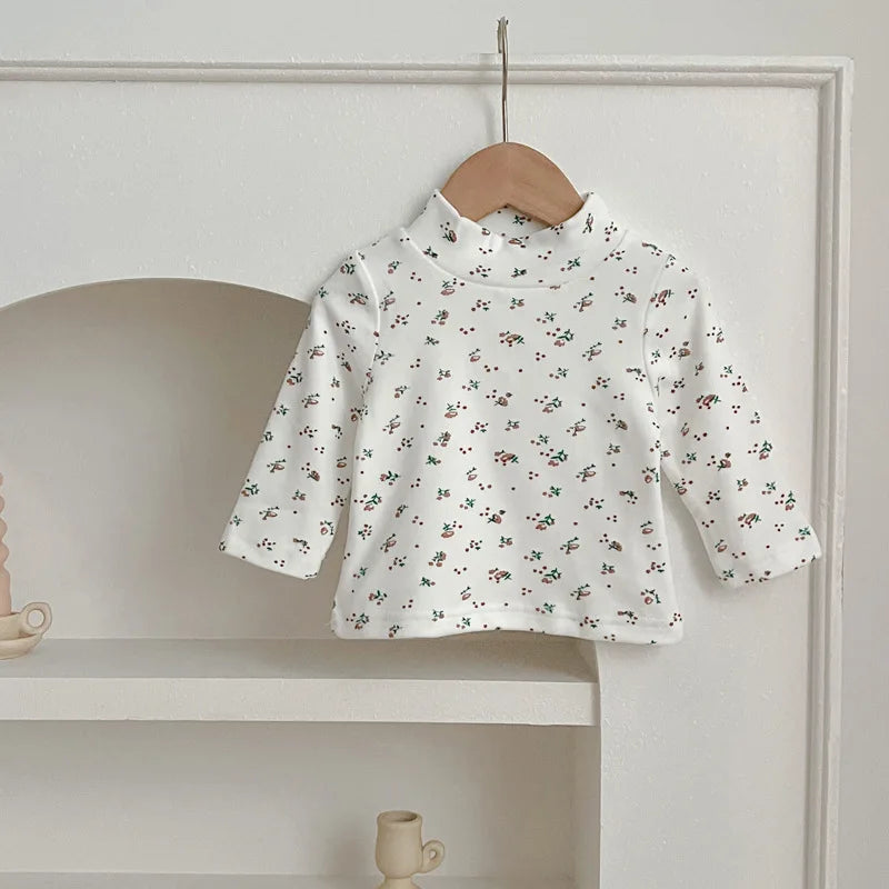 تيشيرت ميني كوزي™ للأطفال الرضع بأكمام طويلة - قميص شتوي ناعم ومريح