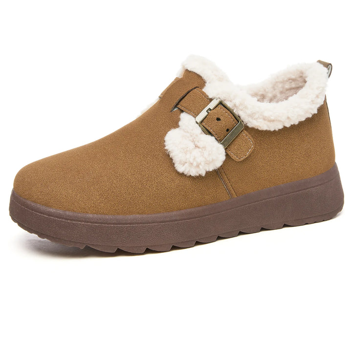 Women’s Winter Ankle Boots with Fur – Warm & Casual 2025