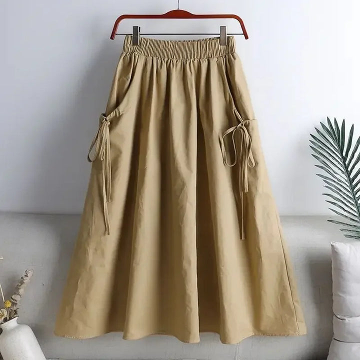 Female Skirts Korean Style A Line Women's Skirt Stylish Harajuku Premium Fashion Chic and Elegant Streetwear Modest Aesthetic V