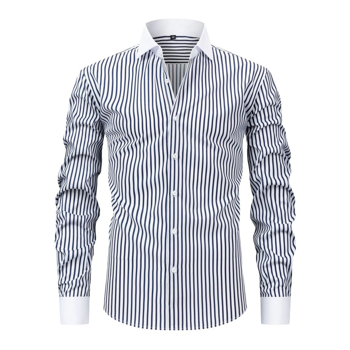 Summer Best-selling Men's Long-sleeve Button-down Shirt, No Ironing and Anti-Crease Properties Suitable for Daily Casual Wear