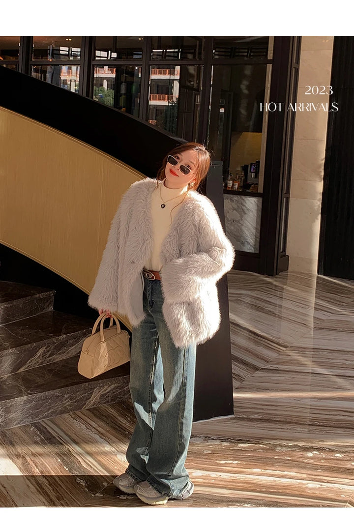 2025 Women’s Turtleneck Sweater – Thick Velvet-Lined Winter Pullover