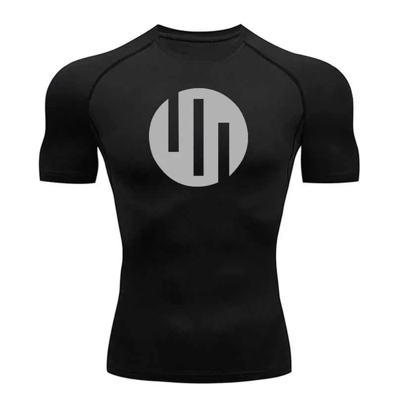 Men's Compression Shirts Long Sleeve Workout Gym T-Shirt Running Top Cool Dry Sports Baselayer Undershirts Sun Protection Skin