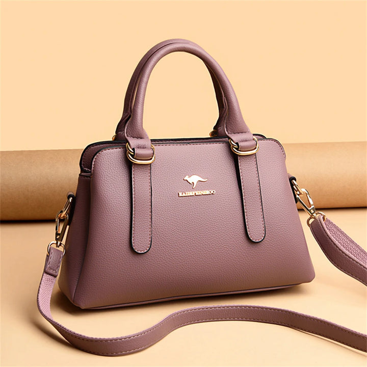 Luxury Women’s PU Leather Shoulder Bag – Designer Messenger Handbag