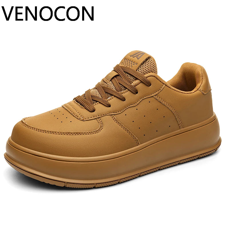 VENOCON Minimalist Wide Toe Box Sneakers – Fabric & Leather