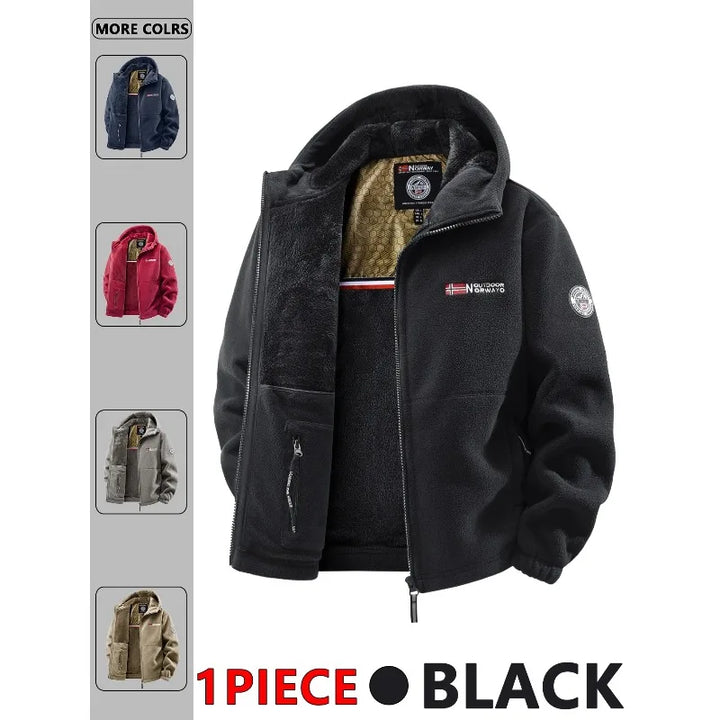 Men’s Hooded Outdoor Jacket – Versatile Autumn & Winter Wear