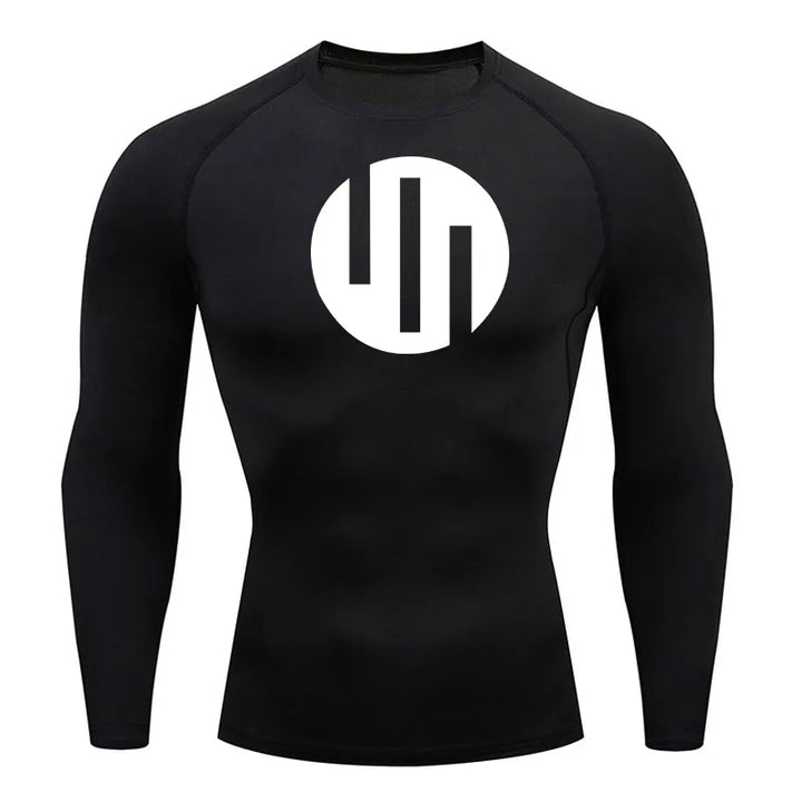 Men's Compression Shirts Long Sleeve Workout Gym T-Shirt Running Top Cool Dry Sports Baselayer Undershirts Sun Protection Skin