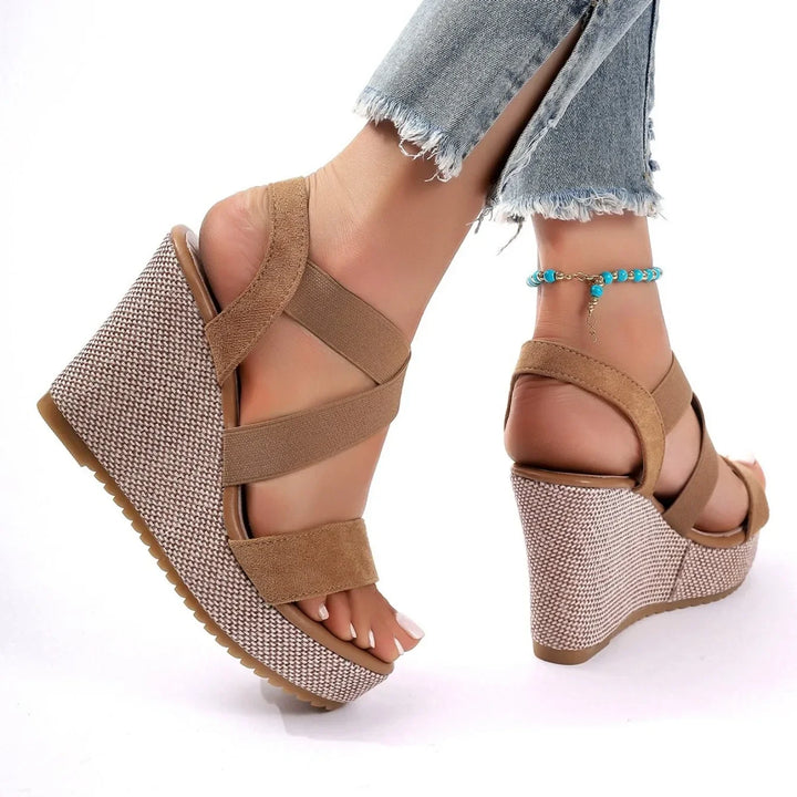 Women’s Wedge Sandals – Waterproof Thick-Soled Summer Shoes