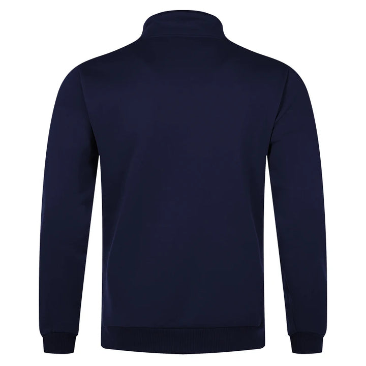 Men Sweatshirts Fall Spring Thicker Half Zip Pullover Hoody Solid Color Turtleneck for Male Outdoor