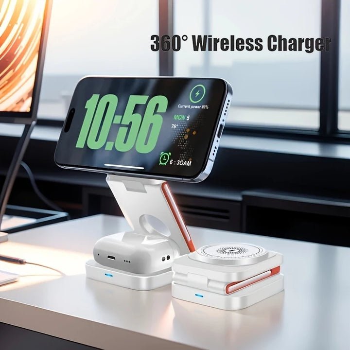 ChargeMax™ 3-in-1 Wireless-Dockingstation für iPhone &amp; Apple Watch