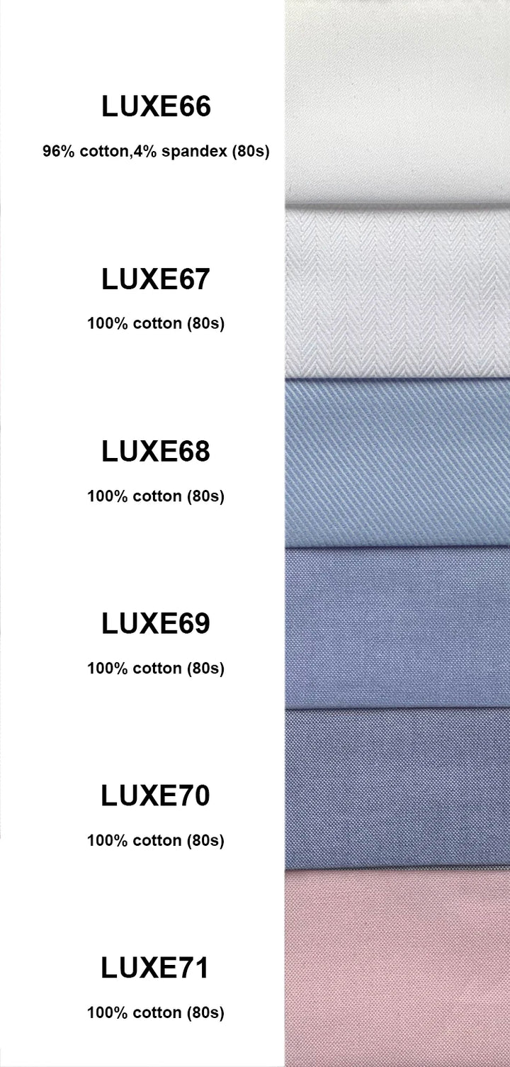80s Two-Ply Luxury Dress Shirt Custom Shirts Made High Quality 100% Cotton Business Shirts Wrinkle Resistant Tailored Men Shirts