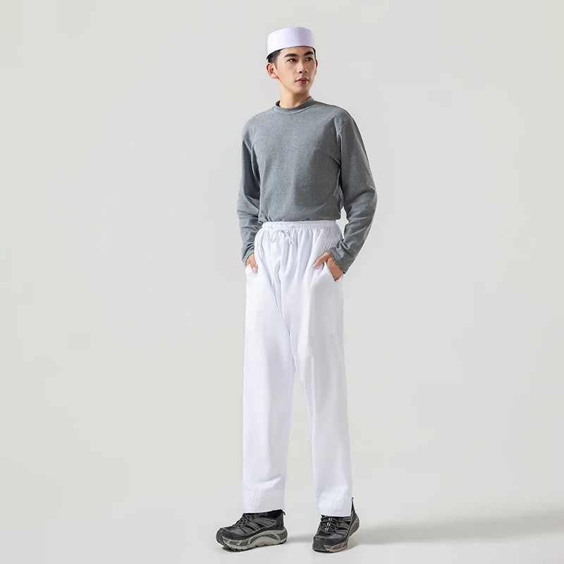 Men's Wide Leg Loose Cotton Abaya Pants Islamic Ramadan Trousers Arab Muslim Clothing Saudi Arabia Mubarak Pakistan Style