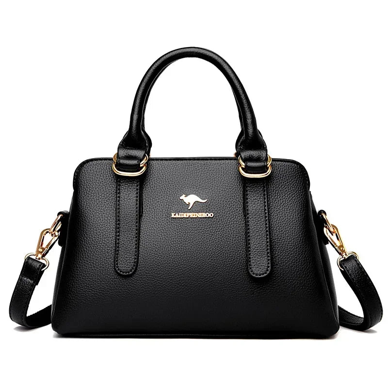 Luxury Women’s PU Leather Shoulder Bag – Designer Messenger Handbag