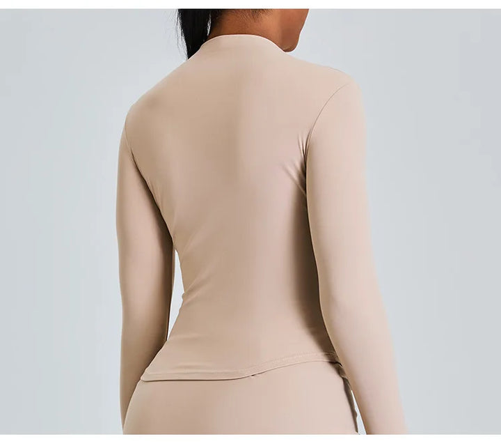 Yoga Shirts For Women Long Sleeve Fitness Long Sleeve Running Gym Clothes Workout Dry Fit Breathable High Elastic Sports Top