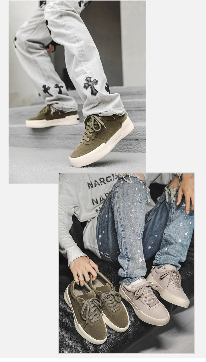 Fashion Flat Men's Footwear Autumn Men Casual Shoes Comfortable Breathable Anti Slip Sports Sneakers for Man Zapatillas Hombre