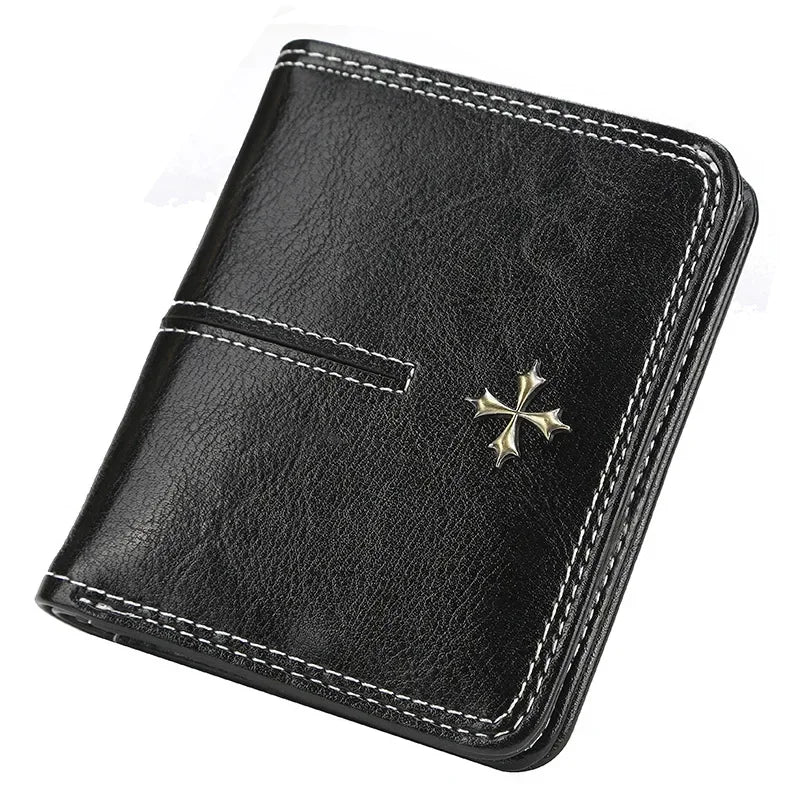 Women’s PU Leather Wallet – Small Coin Card Holder Short Clutch Purse