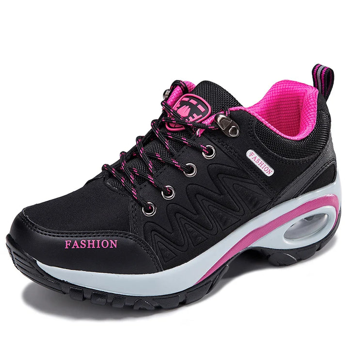 Women’s Waterproof Platform Sneakers – Outdoor Hiking & Running Shoes