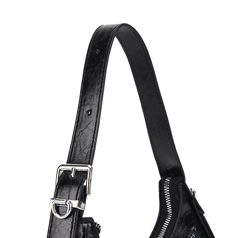 Women’s PU Leather Crossbody Bag – Vintage Hobo Clutch Handbag