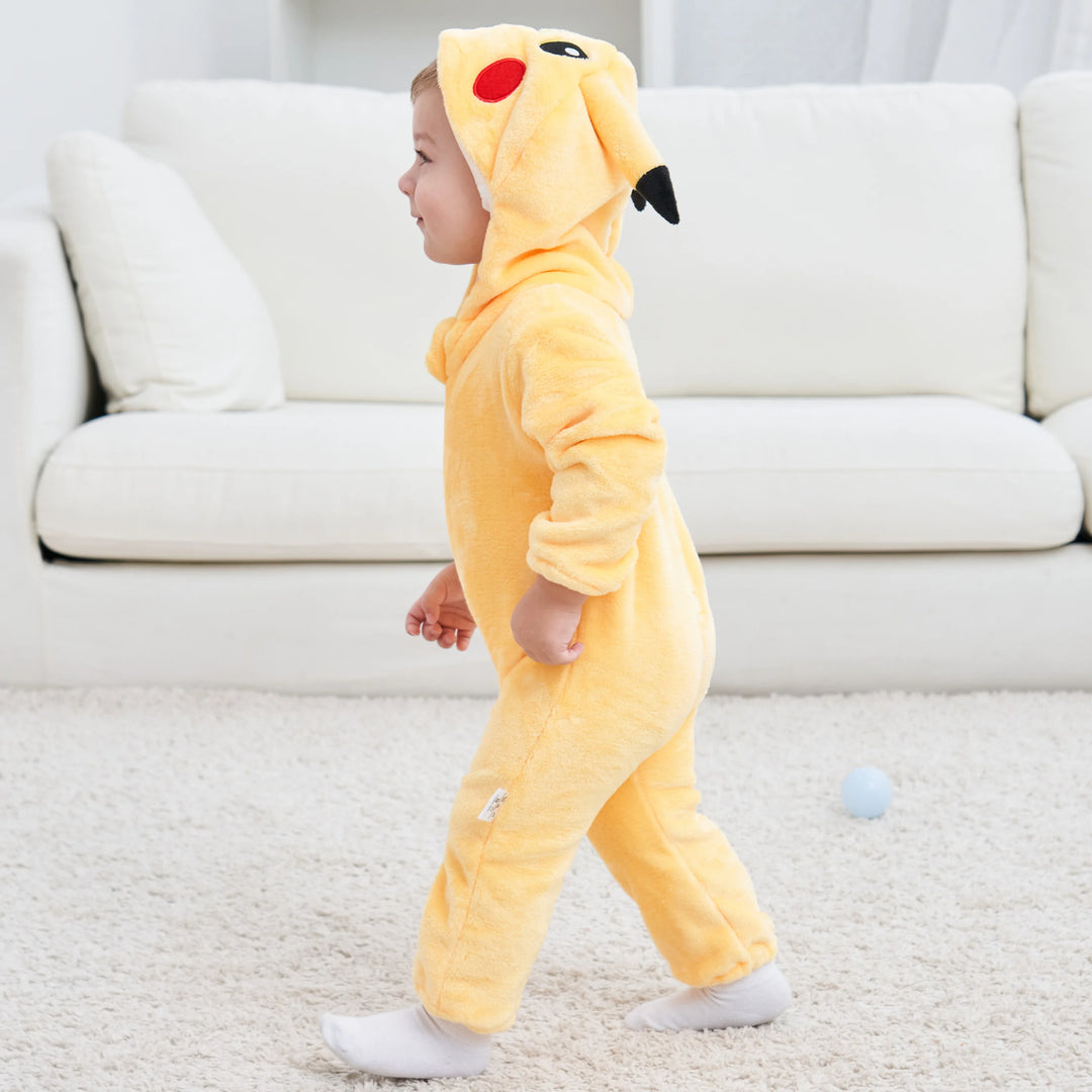 Baby-Kinder-Dino-Cartoon-Einteiler-Jumpsuit