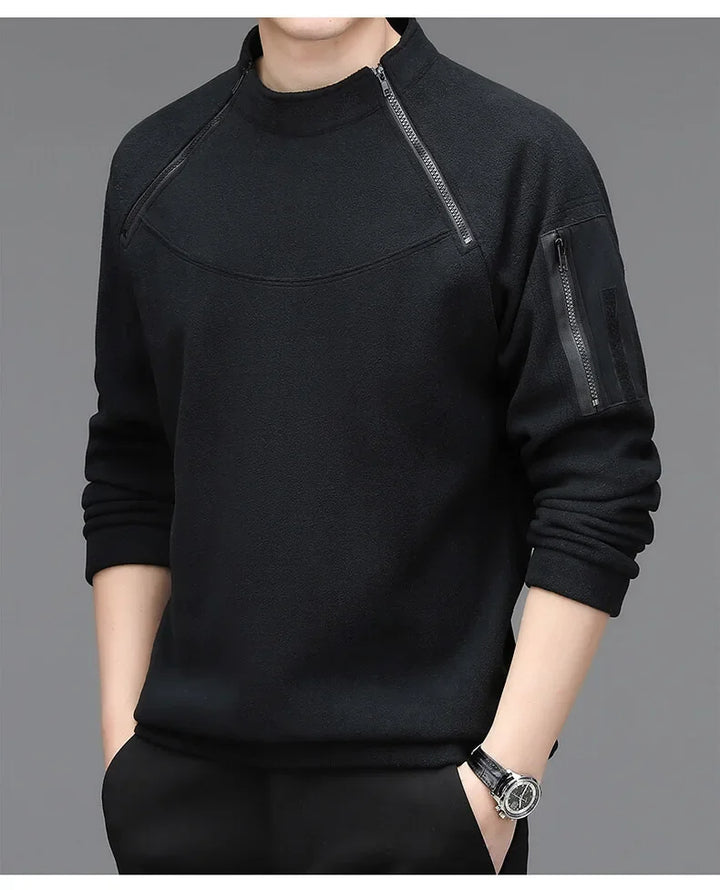 Men's Sweatshirs Spring Fall Long-sleeved T-shirt Top Loose Trend Round Neck Bottoming Shirt Lightweight Casual Sports