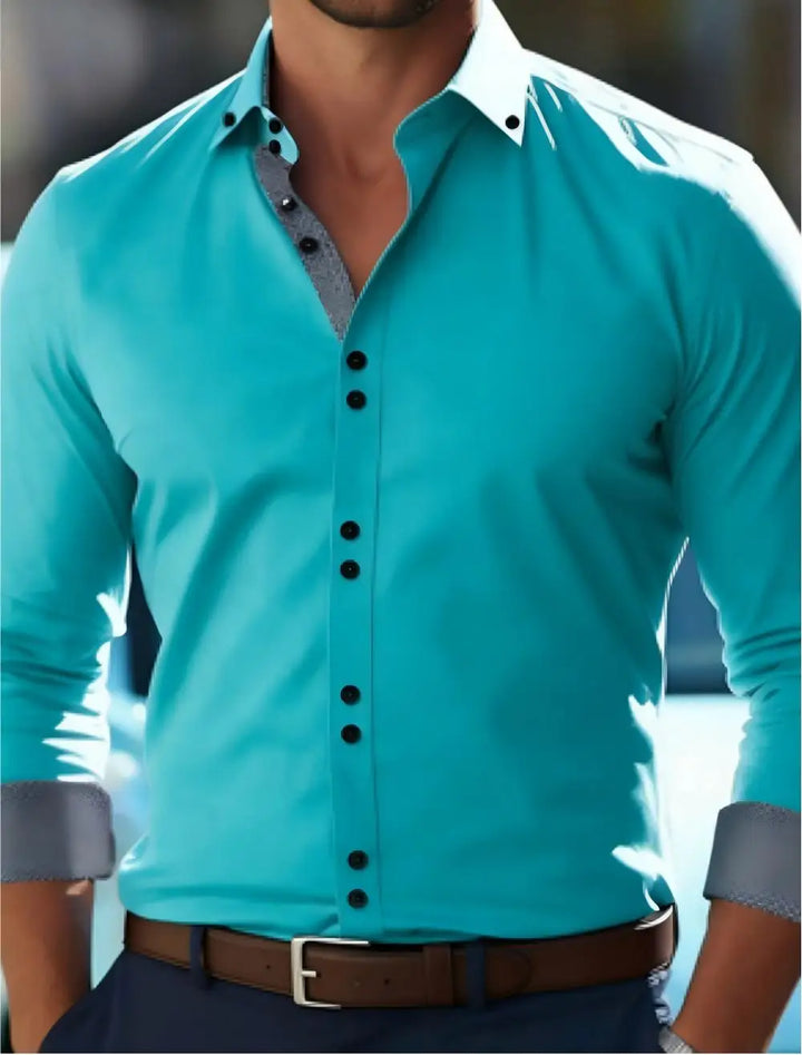 New Casual Men's Shirts Are Fashionable and Elegant, Suitable for Outdoor Wear, Flat Shirts, and Fashionable and Elegant Summer