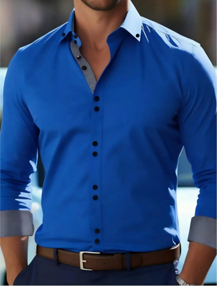 New Casual Men's Shirts Are Fashionable and Elegant, Suitable for Outdoor Wear, Flat Shirts, and Fashionable and Elegant Summer