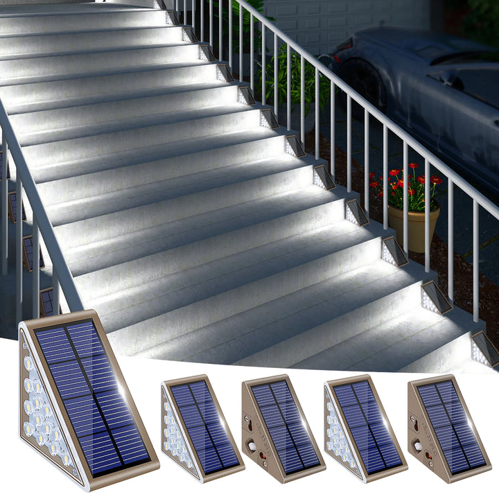 SunTrail™ Dreieckige Solar-Stufenleuchten