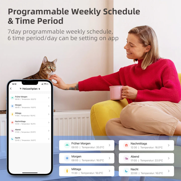 Tuya™ WiFi TRV Thermostatventil