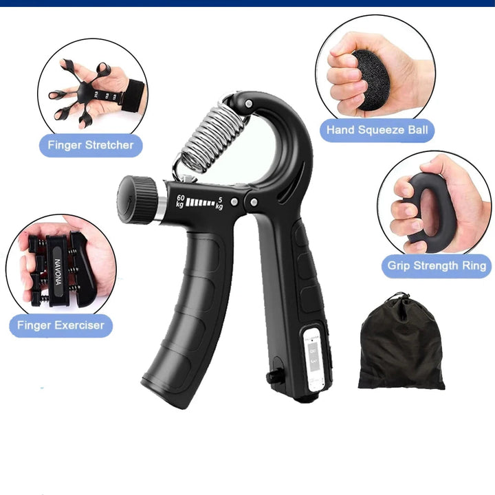 FlexPro™ 5-Piece Grip & Forearm Fitness Set