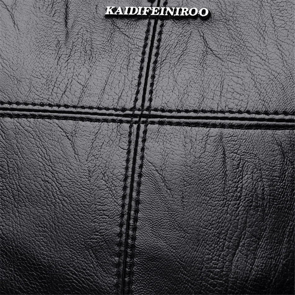 حقيبة كتف وحقيبة كروس فاخرة للنساء مصنوعة من جلد البولي يوريثان