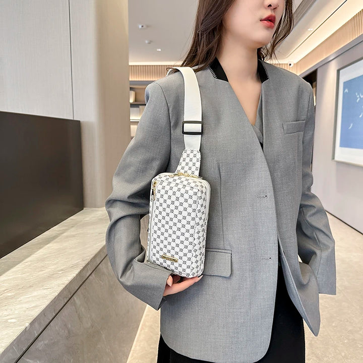 Umhängetasche und Schultertasche aus PU-Leder für Damen