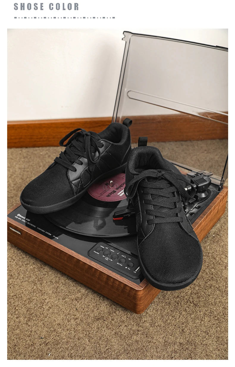 New Minimalist Shoes for Men Wide Toe Barefoot Zero Drop Shoes Casual Breathable Mesh Lightweight Walking Sneakers Man