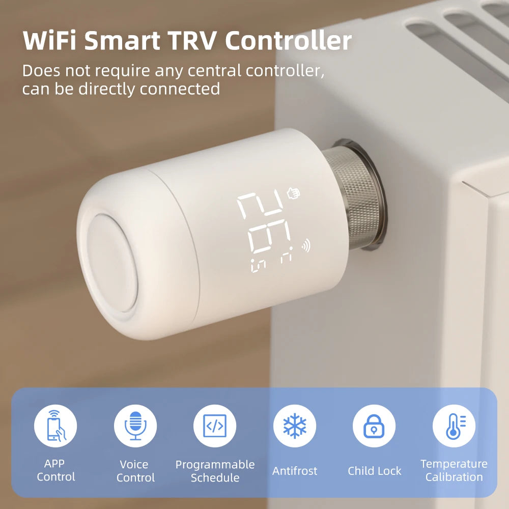Tuya™ WiFi TRV Thermostatventil