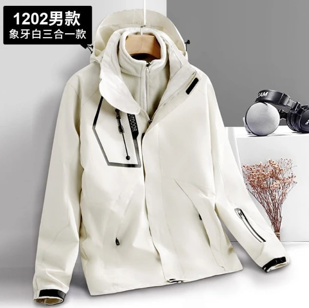 Men’s Winter Ski Jacket – Waterproof Windproof Snowboard & Trekking Coat