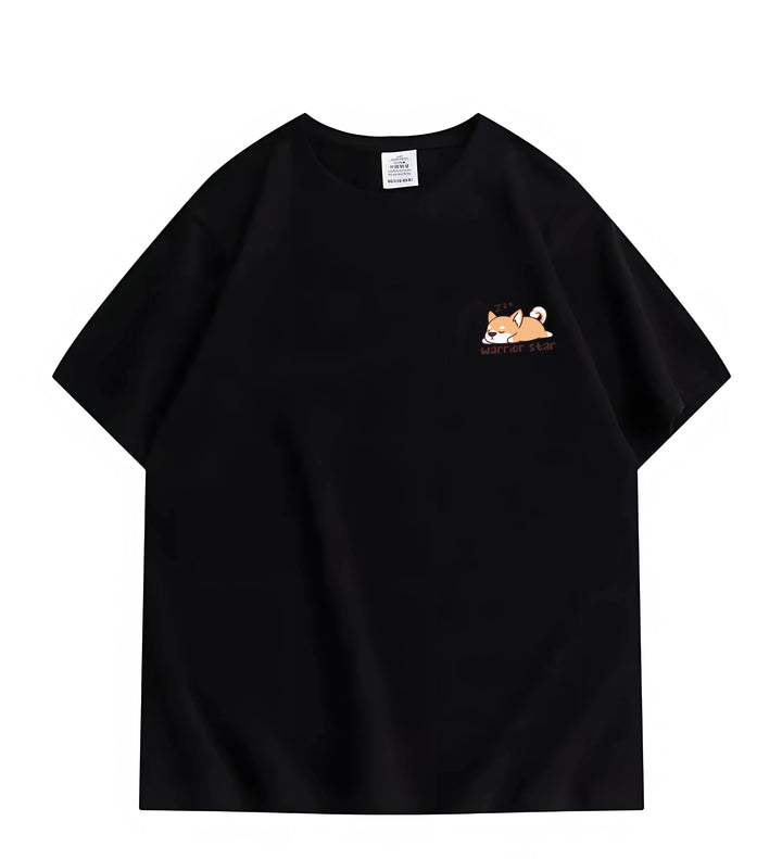 Men's/Women's T-shirts  ICharlie  Cotton T-shirts  Short-sleeved T-shirts  Front-necked Tops  Patterned Printed