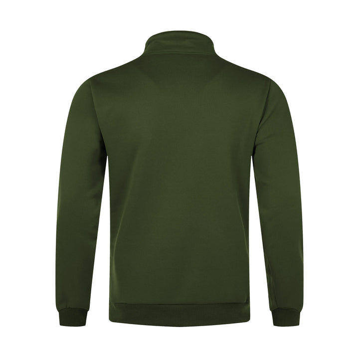 Men Sweatshirts Fall Spring Thicker Half Zip Pullover Hoody Solid Color Turtleneck for Male Outdoor