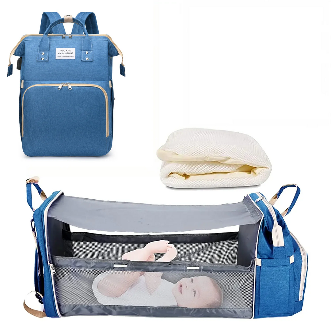 BabyFlex™ Foldable Diaper Bag & Changing Backpack