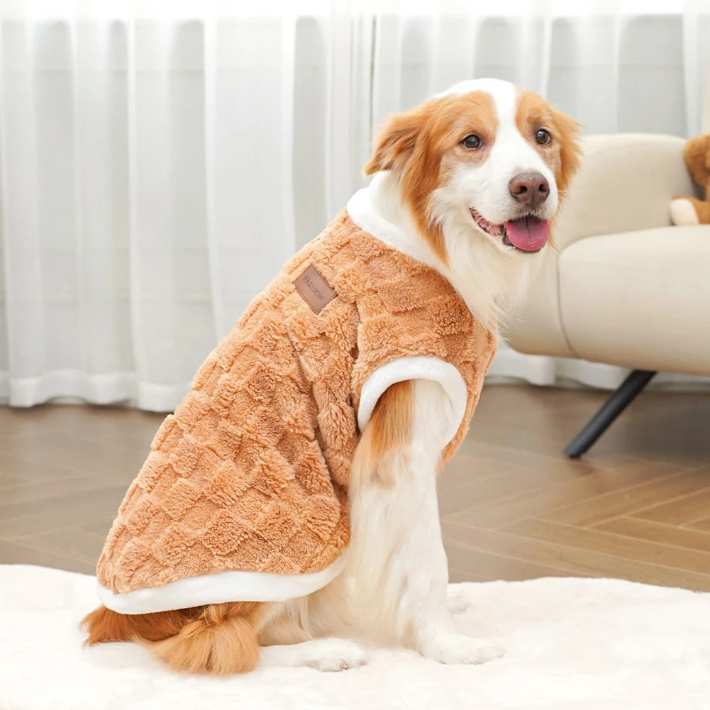 CanineComfort™ Flannel Dog Coat