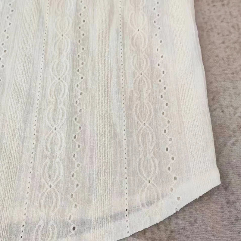 قميص رجالي شبكي مثير - ياقة عريضة، أكمام طويلة أنيقة