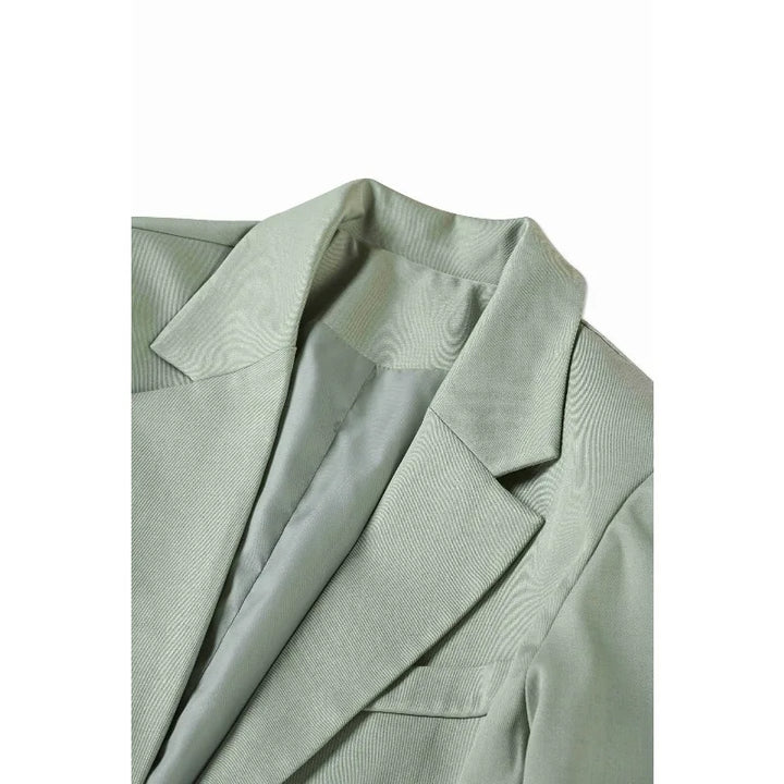 KIDWHXR Man Blazer Korean Slim Simple Solid Color Turn Down Collar Male Suit Outerwear Business Casual Long Sleeeve Men Coat